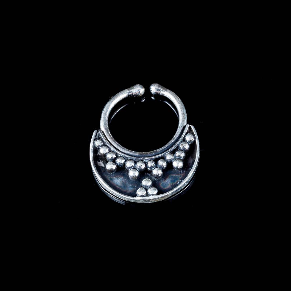 Buy Silver Septum Ring, Septum Jewelry, Unique Septum, Silver Nose Ring,  Tribal Septum, Indian Septum, Daith Piercing, Daith Hoop, 16g, 18g, 20g  Online in India - Etsy